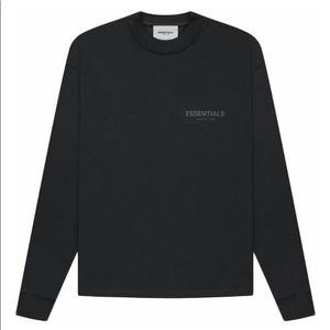 ESSENITAL CORE COLLECTION SIZE MEDIUM LONG SLEEVE BLACK SHIRT